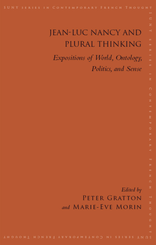 Cover image: Jean-Luc Nancy and Plural Thinking 1st edition 9781438442273