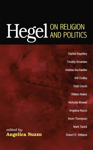 Cover image: Hegel on Religion and Politics 1st edition 9781438445656