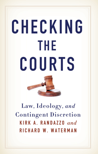 Cover image: Checking the Courts 9781438452883
