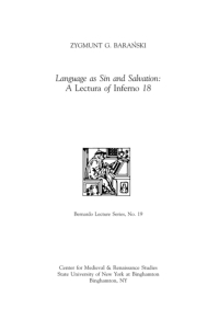 Imagen de portada: Language as Sin and Salvation: A Lectura of Inferno 18 9781438457390