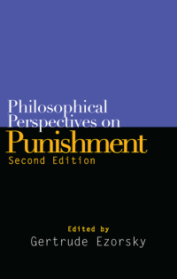 Imagen de portada: Philosophical Perspectives on Punishment, Second Edition 2nd edition 9781438458564