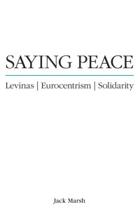 Cover image: Saying Peace 9781438482651