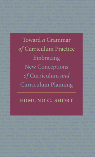 Cover image: Toward a Grammar of Curriculum Practice 9781438493466