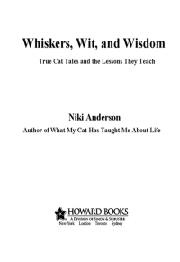 Cover image: Whiskers, Wit, and Wisdom 9781476738147