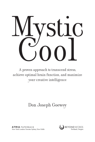 Cover image: Mystic Cool 9781582702315