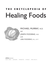 Cover image: The Encyclopedia of Healing Foods 9780743480529