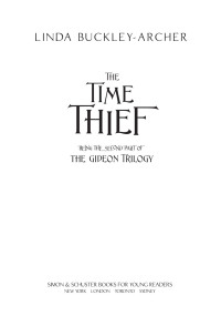 Cover image: The Time Thief 9781416915287