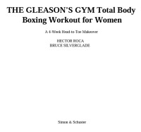 Cover image: The Gleason's Gym Total Body Boxing Workout for Women 9780743286886