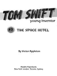 Cover image: The Space Hotel 9781416917519