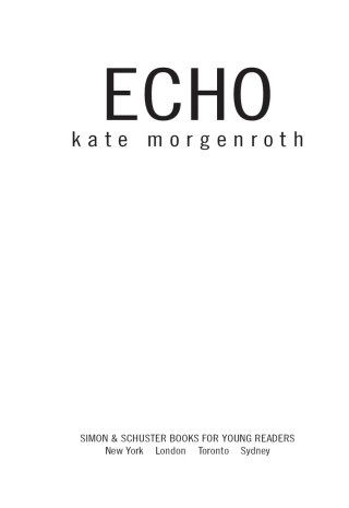 Cover image: Echo 9781481444927
