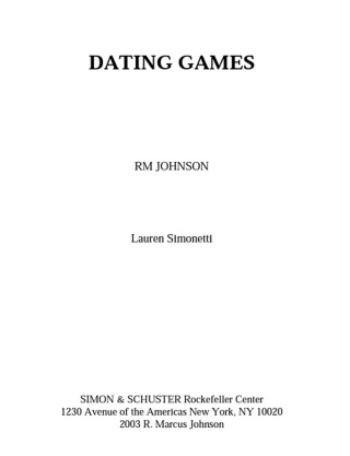 Cover image: Dating Games 9780743464802