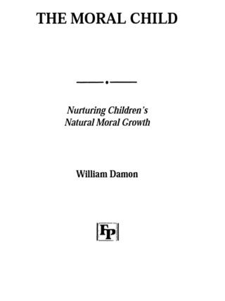 Cover image: Moral Child 9780029069332