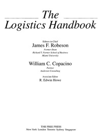 Cover image: Logistics Handbook 9781451665697