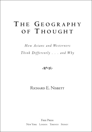 Cover image: The Geography of Thought 9780743255356