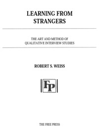 Cover image: Learning From Strangers 9780684823126