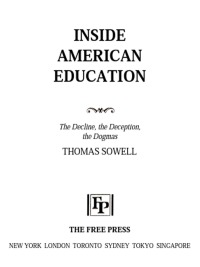 Cover image: Inside American Education 9780743254083