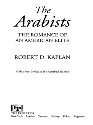 Cover image: Arabists 9780028740232