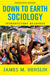 Cover image: Down to Earth Sociology 14th edition 9781416536208