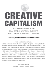 Cover image: Creative Capitalism 9781416599425