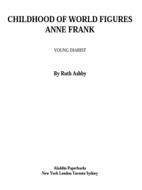 Cover image: Anne Frank 9780689874680