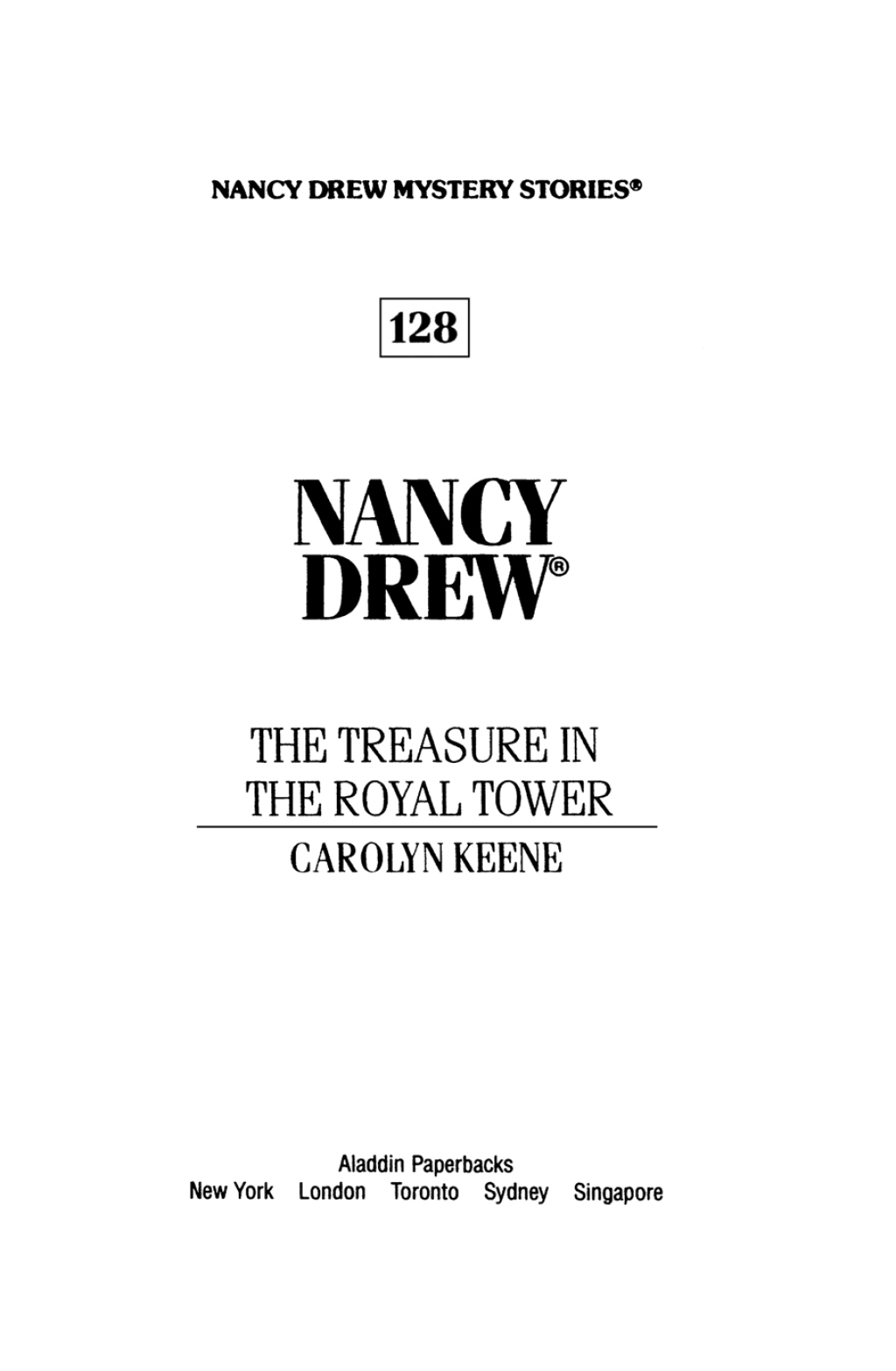 The Treasure in the Royal Tower (eBook)