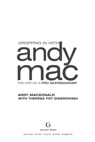 Cover image: Dropping in with Andy Mac 9780689857843