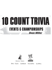 Cover image: 10 Count Trivia 9781416591375