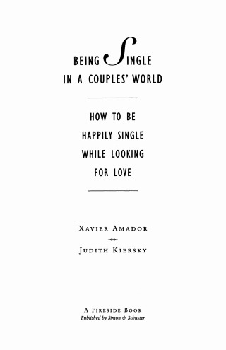 Cover image: Being Single in a Couple's World 9780684852355
