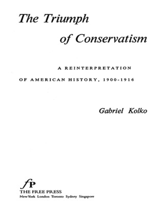 Cover image: Triumph of Conservatism 9780029166505