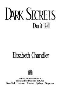 Cover image: Don't Tell 9781416994626.0