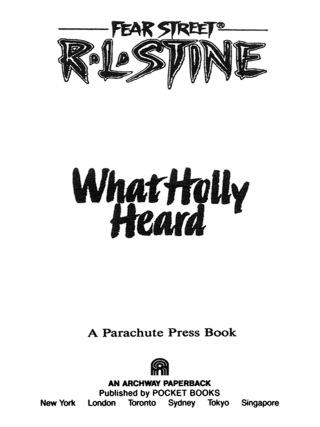 Cover image: What Holly Heard 9780671894276.0