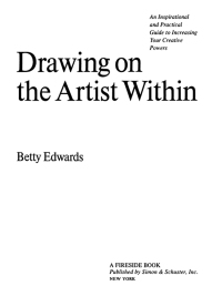 Cover image: Drawing on the Artist Within 9780671635145