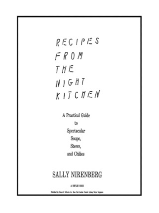 Cover image: Recipes from the Night Kitchen 9780671688011