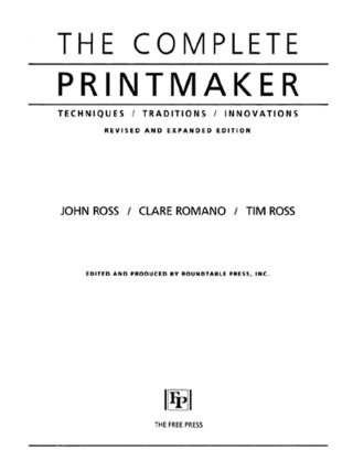 Cover image: Complete Printmaker 9780029273722