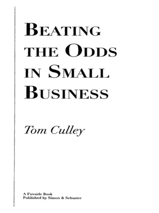 Cover image: Beating the Odds in Small Business 9780684841830