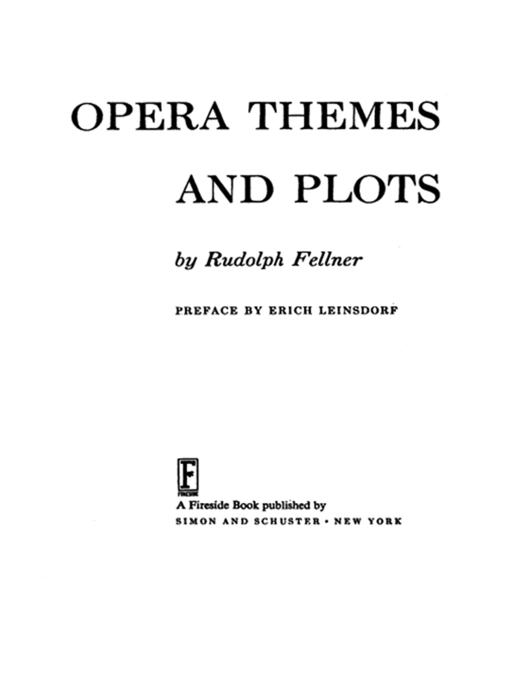 Opera Theme Plot (eBook)
