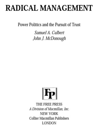 Cover image: Radical Management 9781416576433