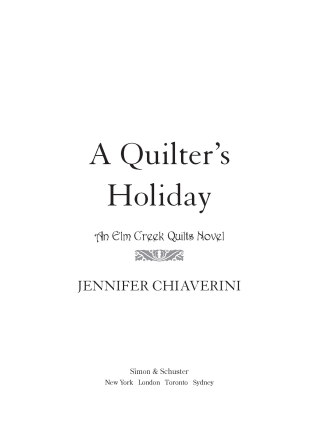 Cover image: A Quilter's Holiday 9781451658217