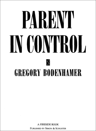 Cover image: Parent In Control 9780684807775