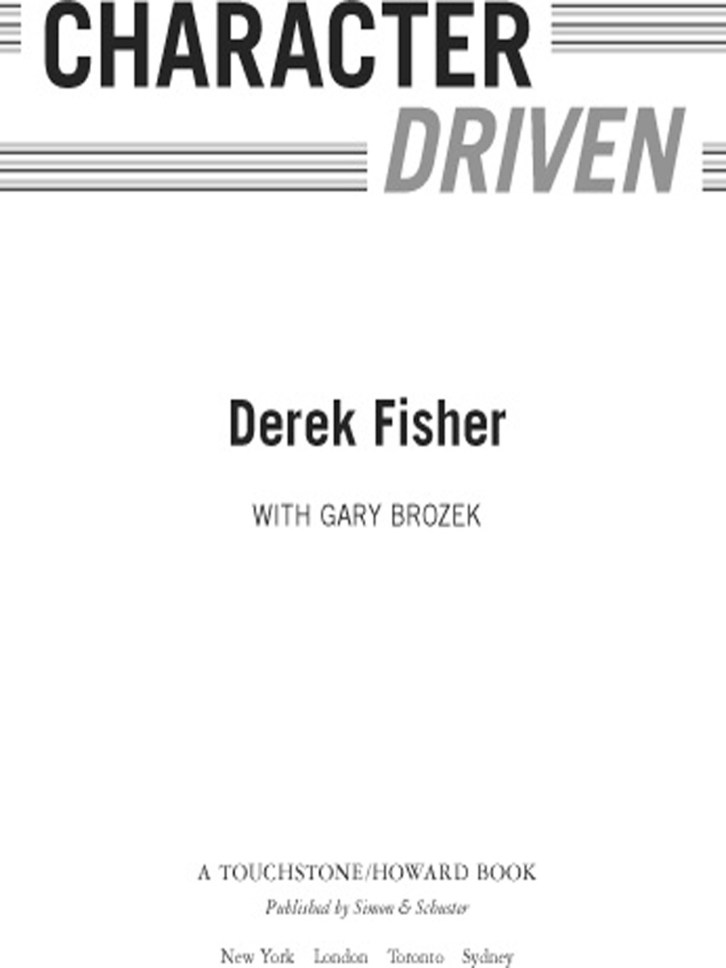 Character Driven (eBook)