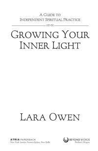 Cover image: Growing Your Inner Light 9781582702438