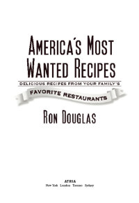 Cover image: America's Most Wanted Recipes 9781439147061