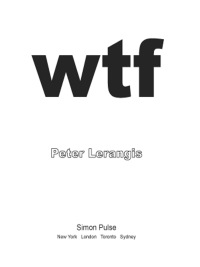 Cover image: wtf 9781416913603