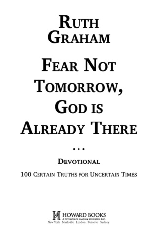 Cover image: Fear Not Tomorrow, God Is Already There Devotional 9781416586630