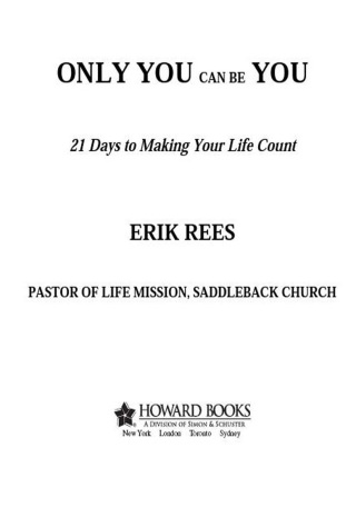 Cover image: Only You Can Be You 9781451672121