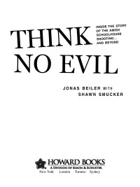 Cover image: Think No Evil 9781501159077