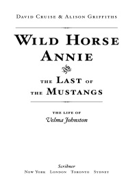Cover image: Wild Horse Annie and the Last of the Mustangs 9781416553366
