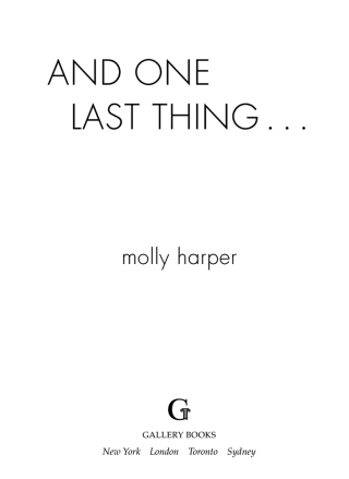 Cover image: And One Last Thing ... 9781439168776