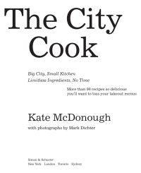 Cover image: The City Cook 9781439172001