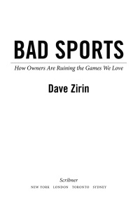 Cover image: Bad Sports 9781416554752